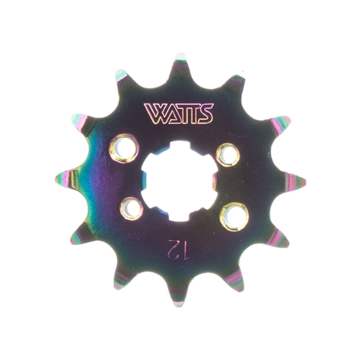 Watts - Pignon Watts Derbi Après 99 Z12 420 Titane Bleu