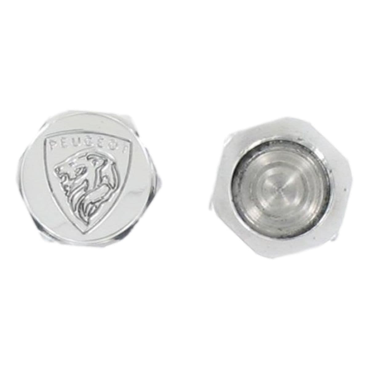 Rsm - Bouchon De Fourche Aluminium Adaptable Peugeot 103 Avec Logo Peugeot