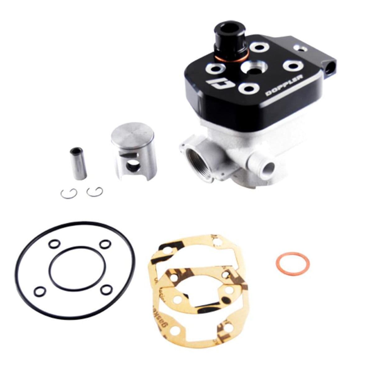 Doppler - Haut Moteur Cyclo Alu Doppler Er1 Liquide Adaptable Mbk 51 (piston Mono-segment)