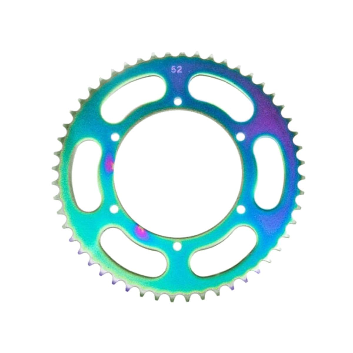 Watts - Couronne Acier 420 - 52 Dents Derbi Gpr - Drd Limited - Xr6 - Rs50 Titane Bleu