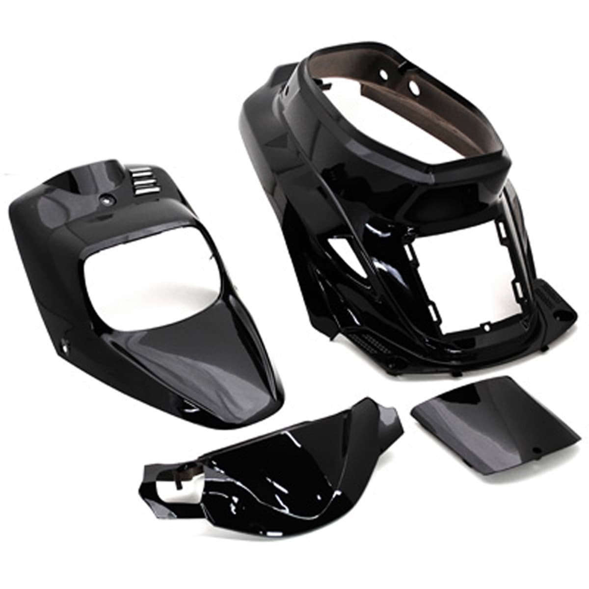 Adaptable - Kit Carénage Complet Mbk Booster Avant 2004 9 Pièces Noir 55539-defaultcombination