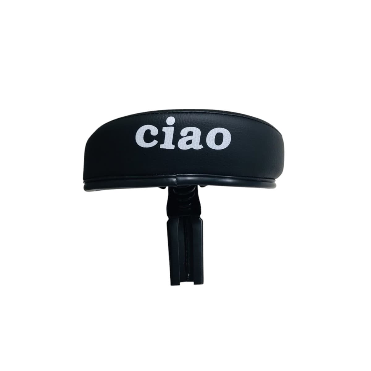 Adaptable - Selle Noire Piaggio Ciao Avec Inscription