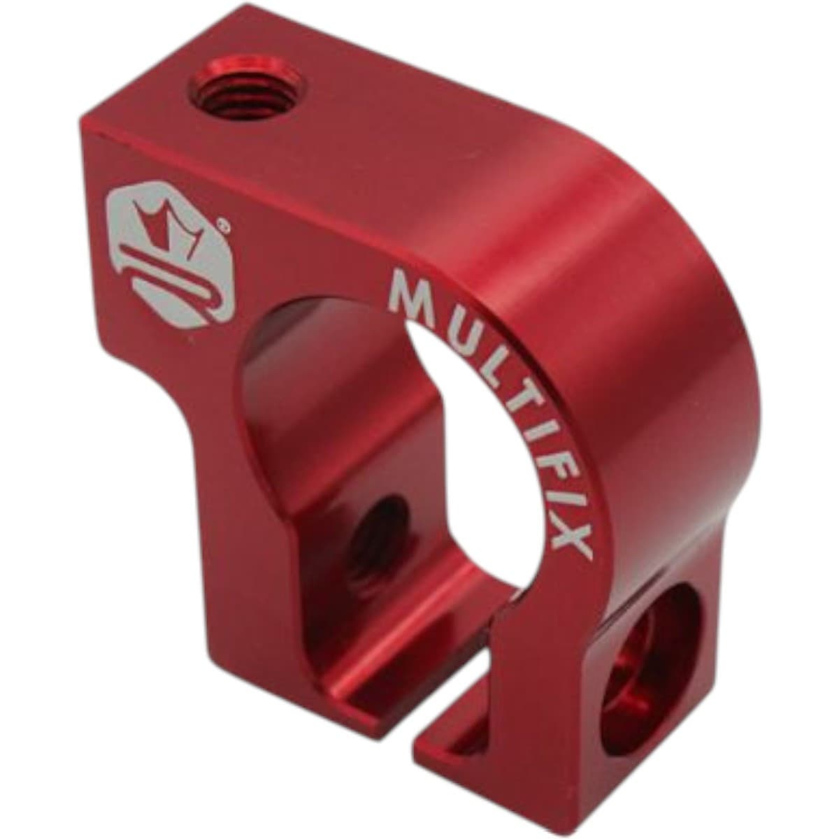 Krm Pro Ride - Collier De Fixation Pot D'échappement Rouge Alu Cnc Krm Pro Ride Multifix
