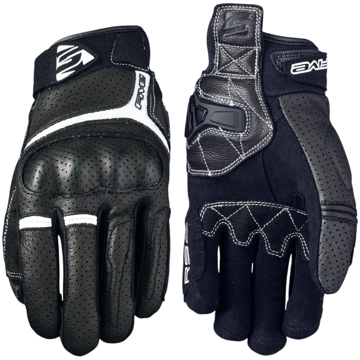 Five - Paire De Gants Noirs Et Blancs Five Rs2 Taille M
