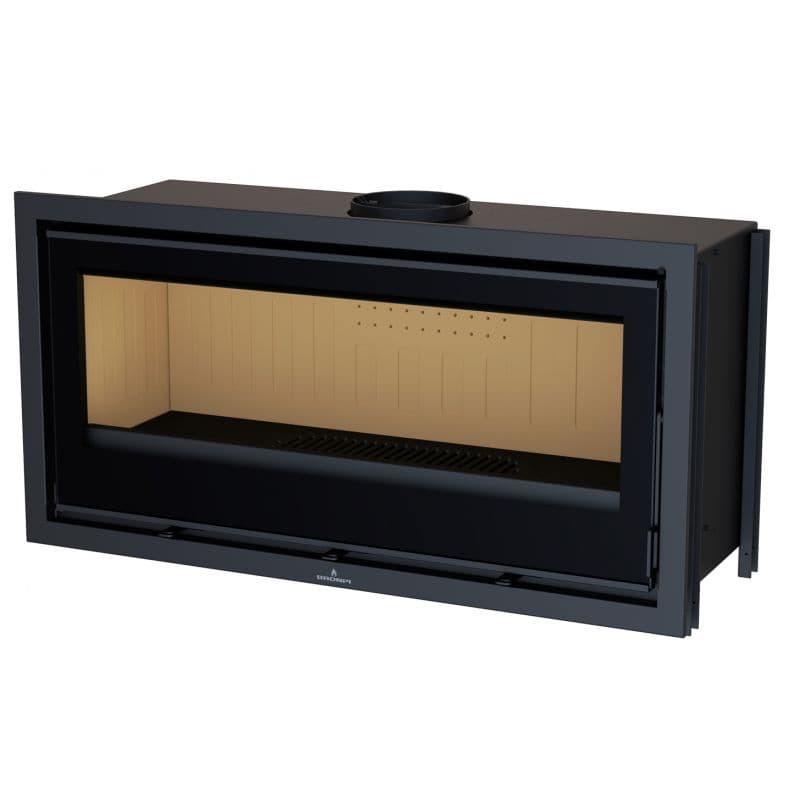 Insert à bois BRONPI Cairo 110 15 kW - Chauffage écologique, Flamme Verte 7*, Livraison gratuite