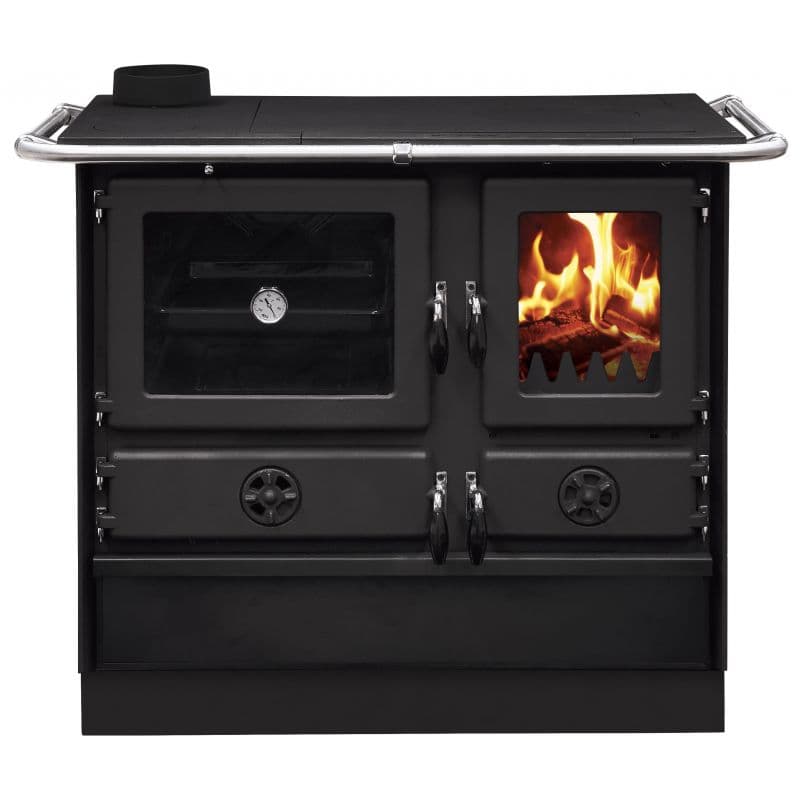 Cuisinière à Bois INTERSTOVES Magnum Hydro SG 14 kW - Chauffage Écologique, Livraison Gratuite