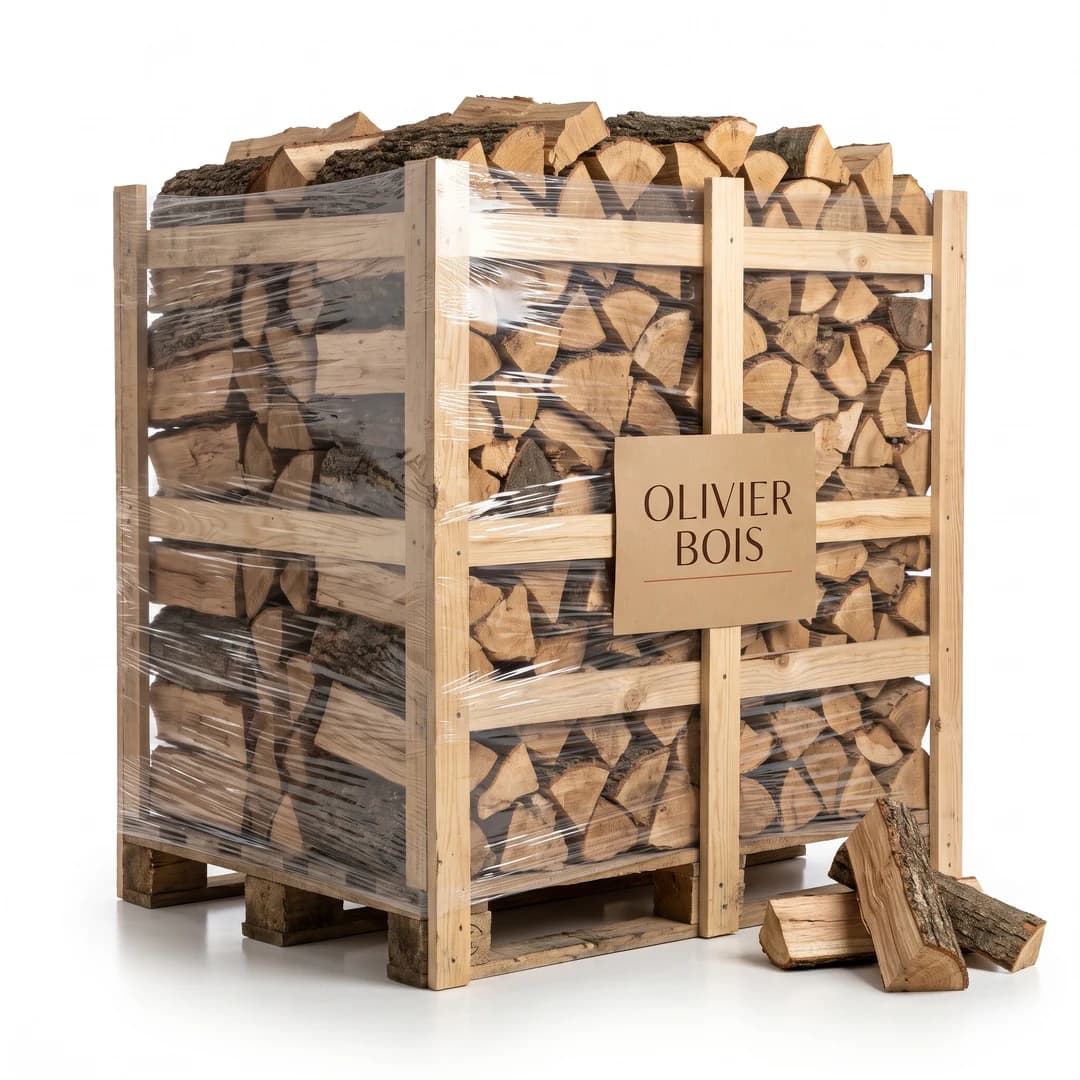 Bûches 25 cm chêne, charme, frêne, hêtre 3,3 stères humidité ≤ 20 %