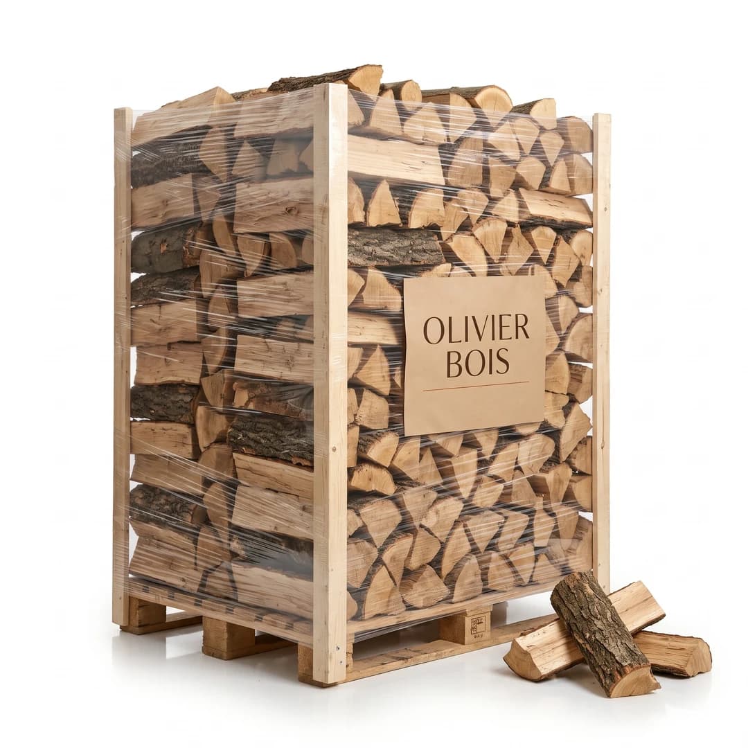 Bûches 50 cm chêne, charme, frêne, hêtre 2,5 stères humidité ≤ 20 %
