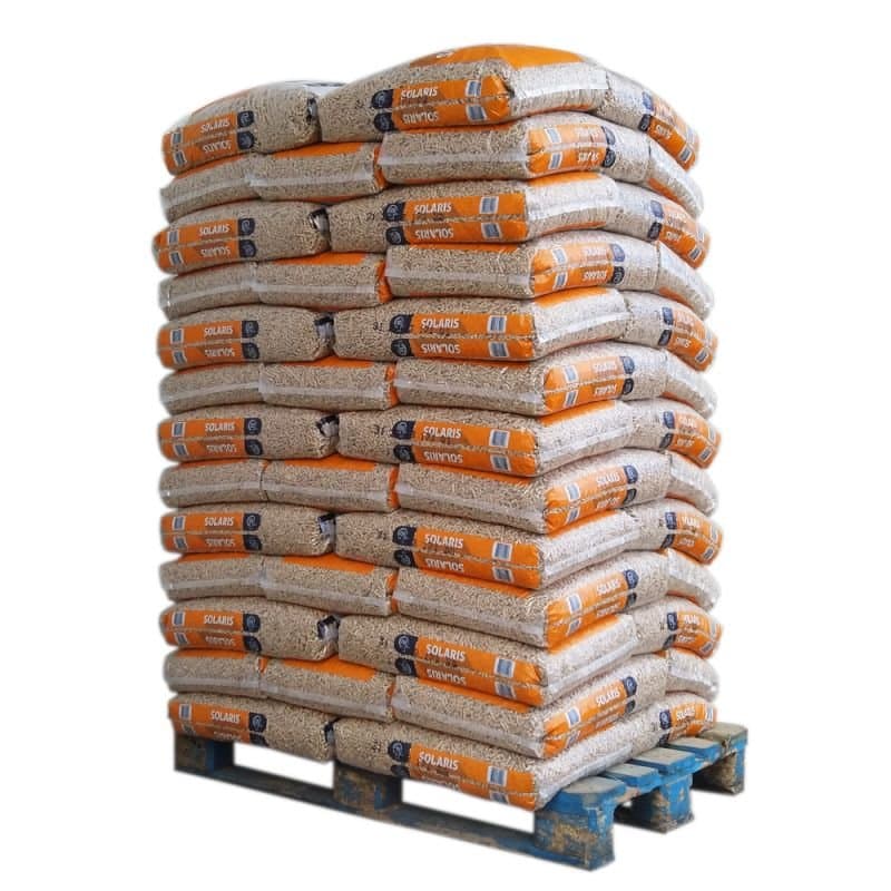 Palette Pellets Wooday DIN Plus (975 kg) - 65 Sacs x 15 kg - 100% Résineux