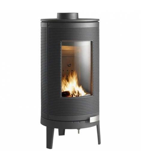 Poêle à Bois Fonte Invicta OKINO - 7 kW - Format Compact sur Pied Centré