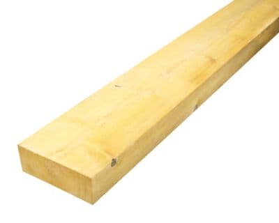 Bastaing Bois Traité Classe 2 - 175x63 mm (4 m) - Sapin/Épicéa Structurel