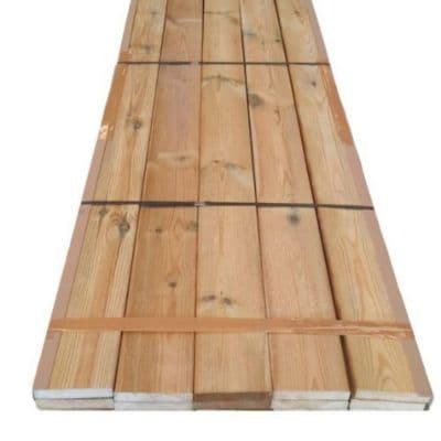 Pack 10 Lames Terrasse Pin Autoclave Classe 4 - 25x140x1100 mm (1.54 m²)