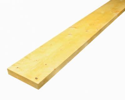 Solivette Bois Traité Classe 2 - 200x38 mm (4 m) - Sapin/Épicéa Structurel