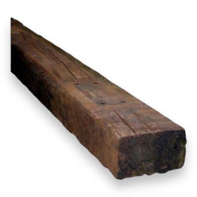 Traverse en Bois de Chêne Récupérée 15x30x190 cm - Style Rustic DIY