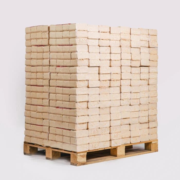Briquettes bois 100% résineux – Palette de 960kg