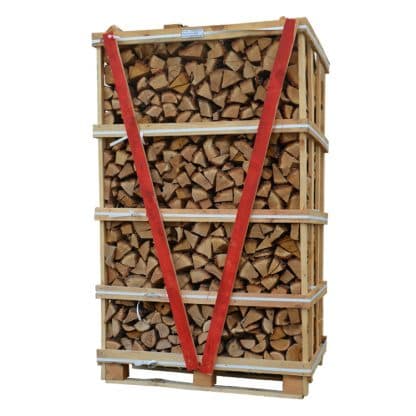 Caisse de bois de chauffage(MĂ©lange HĂȘtre ChĂȘne): 30 cm 3,5 StĂšres chĂȘne ultra sec