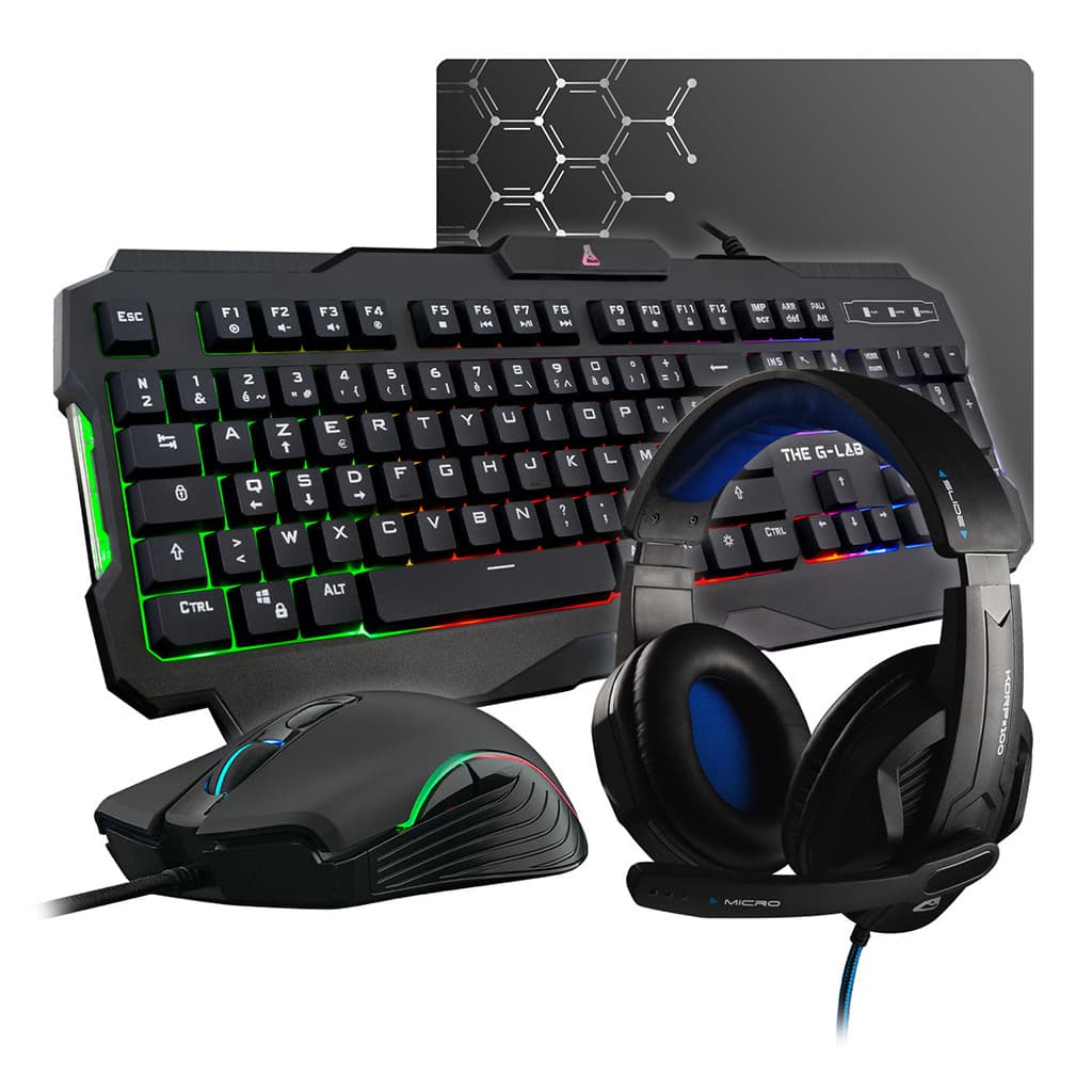 Gaming Combo ARGON-E - Casque - Clavier - Souris - Tapis - COMBOARGONEFR | The G-LAB