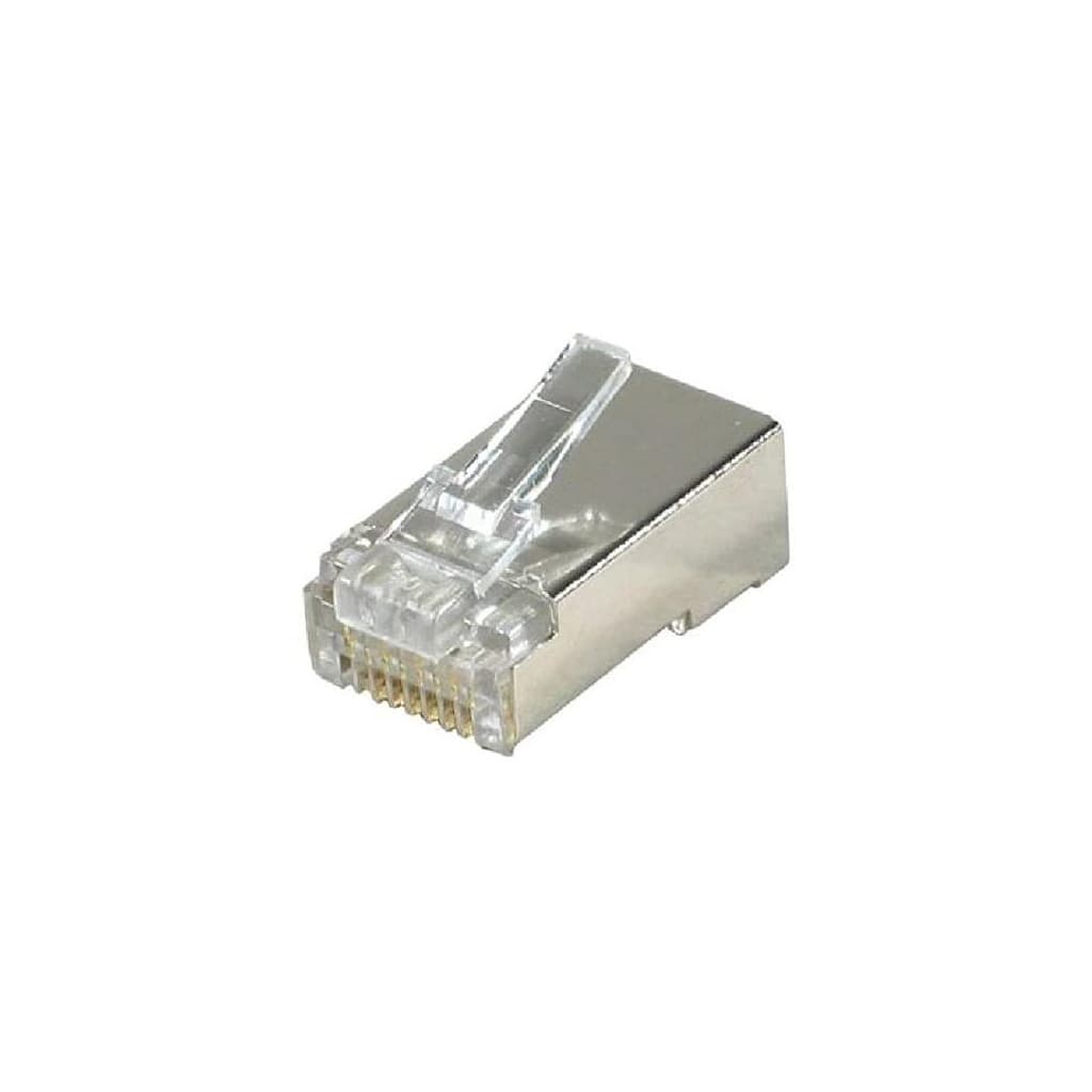 Connecteurs RJ45 Blindés Cat.6 + insert (par 10) - 92088021993063 | Générique