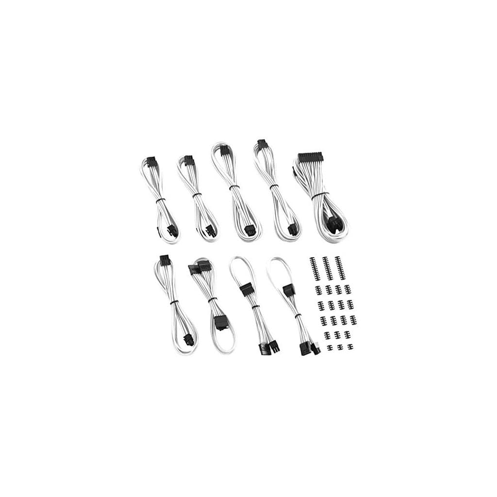 Kit ext. 7 Câbles tressés Ultimate - Blanc - KEX01W | M.RED