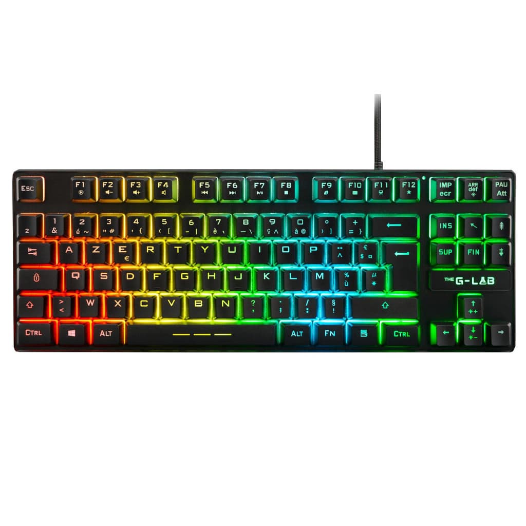Keyz Caesium TKL - Noir - RGB - Filaire - USB - KEYZCAESIUMTKLFR | The G-LAB