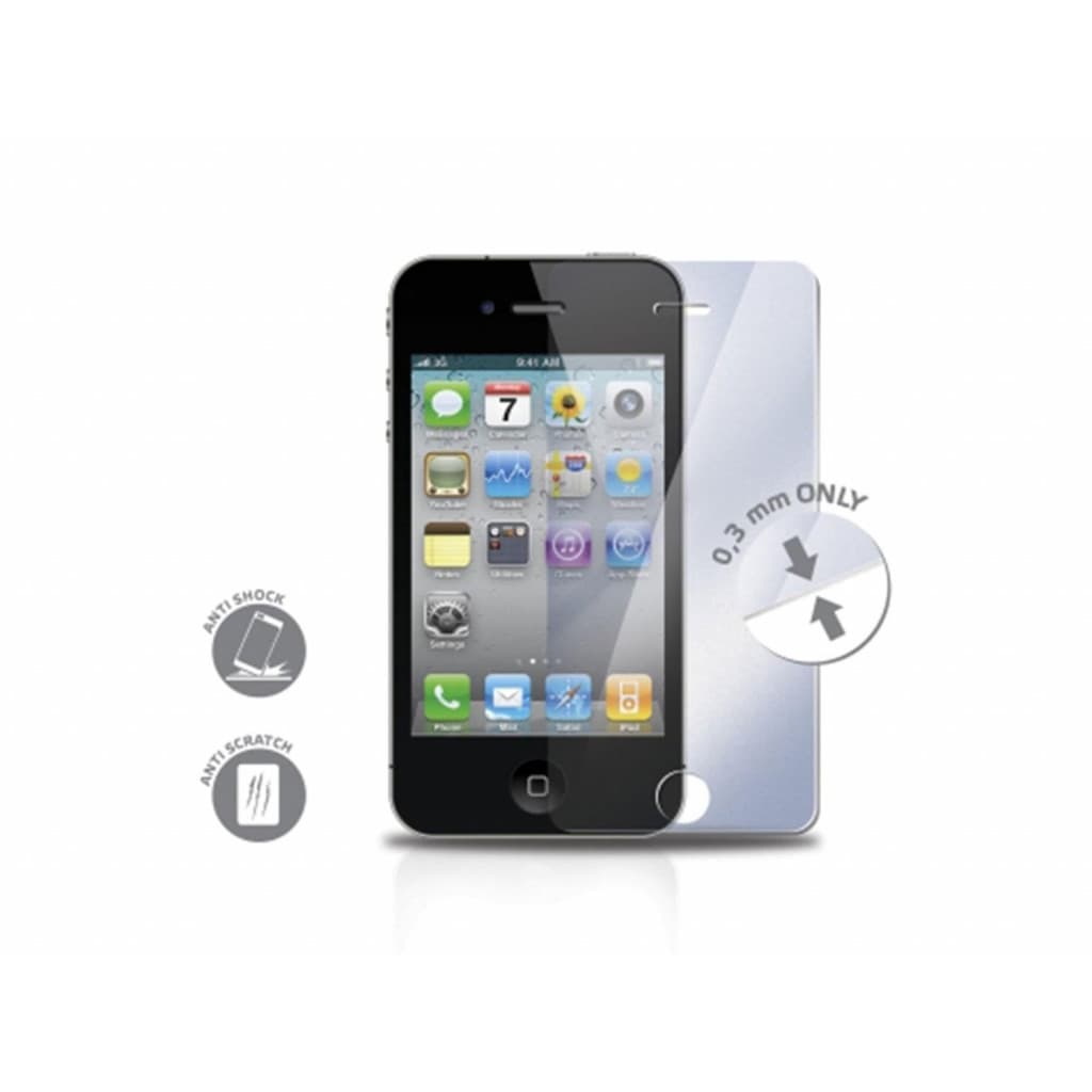 Protection en verre trempé pour iPhone 4 - 4S - GLASSIP44S | Générique