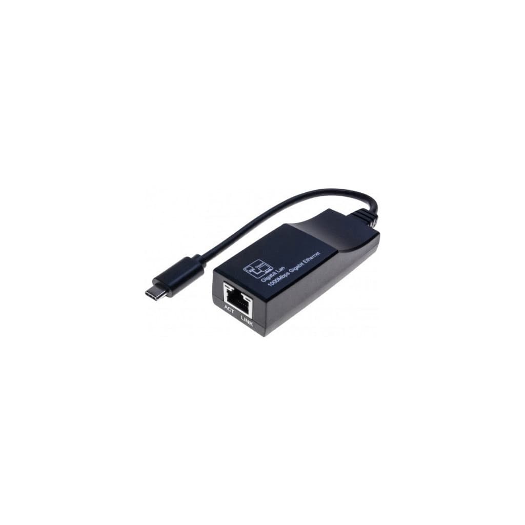 Adaptateur RJ45 Gigabit Femelle - USB 3.1 type C - 310729 | Dexlan