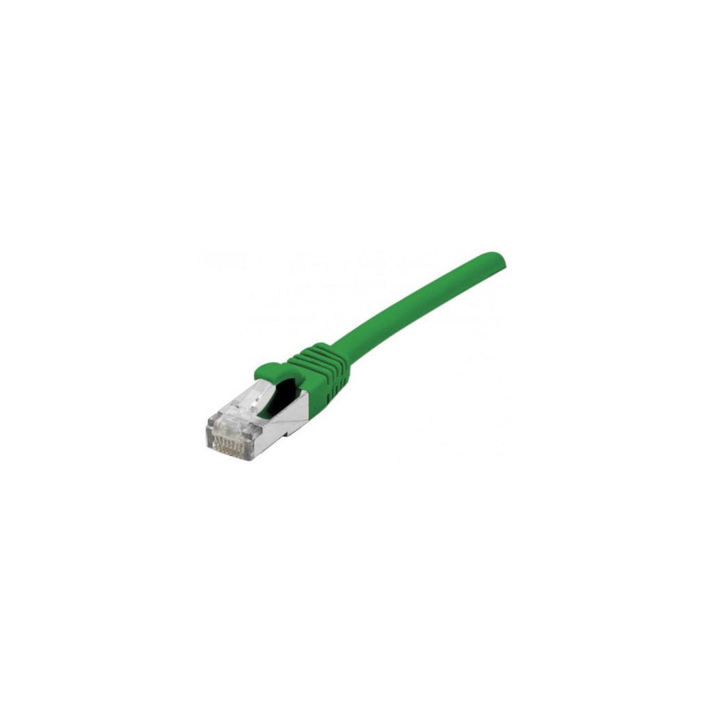 cable Cat.6A S - FTP LS0H vert Snagless - 0.5m - 858435 | Dexlan