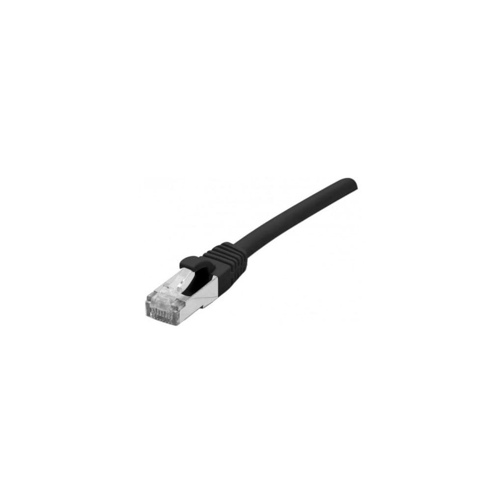 Cable Cat.6A S - FTP LS0H noir Snagless - 0.5m - 858483 | Dexlan