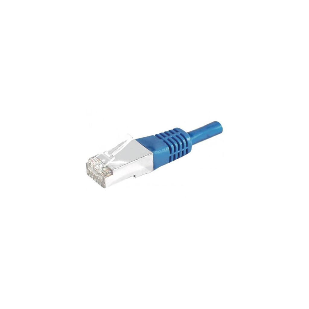 Cordon Cat.6A S - FTP Bleu - 2m - 858318 | Dexlan