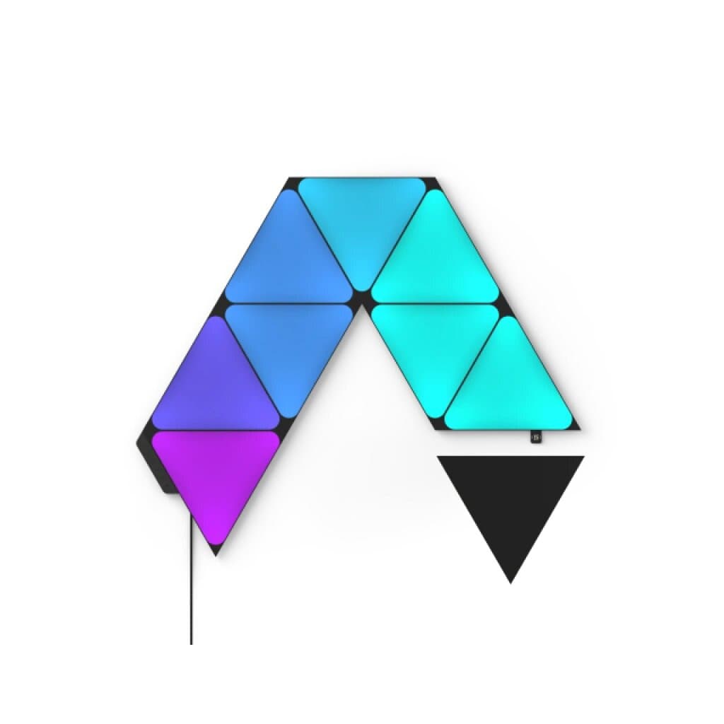 Shapes Black Triangles Starter Kit - 9 pièces - NL470102TW9PK | Nanoleaf