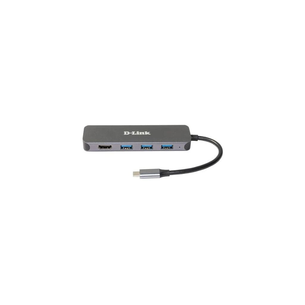 5 Ports - USB-C vers USB 3.0 - USB-C - HDMI 4k - DUB2333 | D-Link