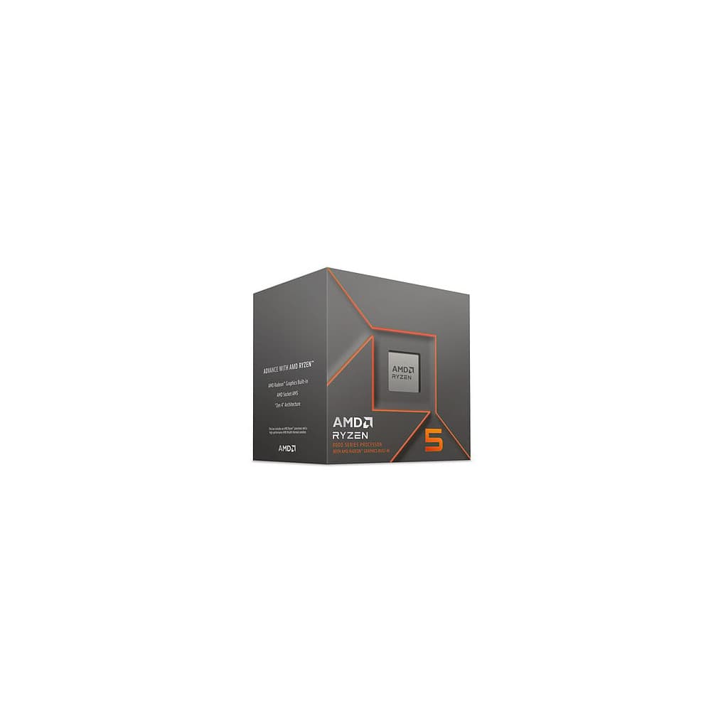 Ryzen 5 8400F - 4.7GHz - 22Mo - AM5 - Box - 100100001591BOX | AMD