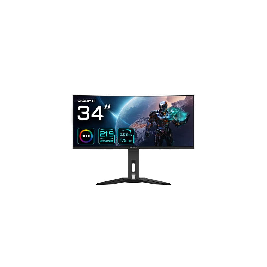 MO34WQC 34" OLED UWQHD 175Hz - 0.03ms - USB-C - HP - MO34WQC | Gigabyte