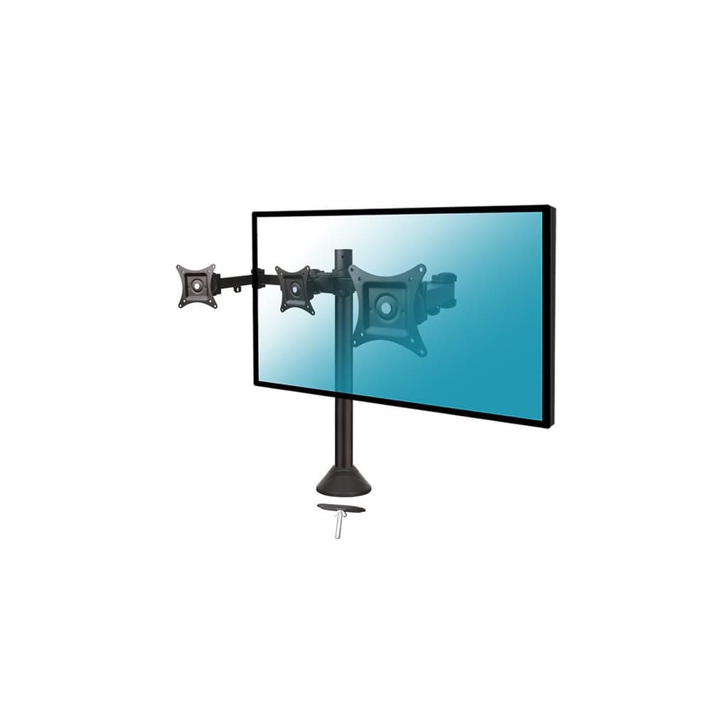 3 écrans 13"- 20" fixation bord - travers table - 0151323 | Kimex International