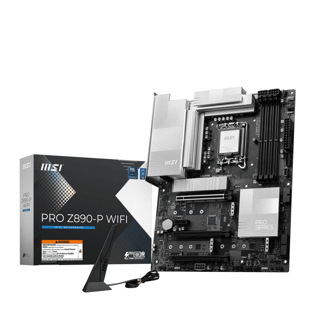 PRO Z890-P WIFI - Z890 - LGA1851 - DDR5 - ATX - 9117E34001 | MSI