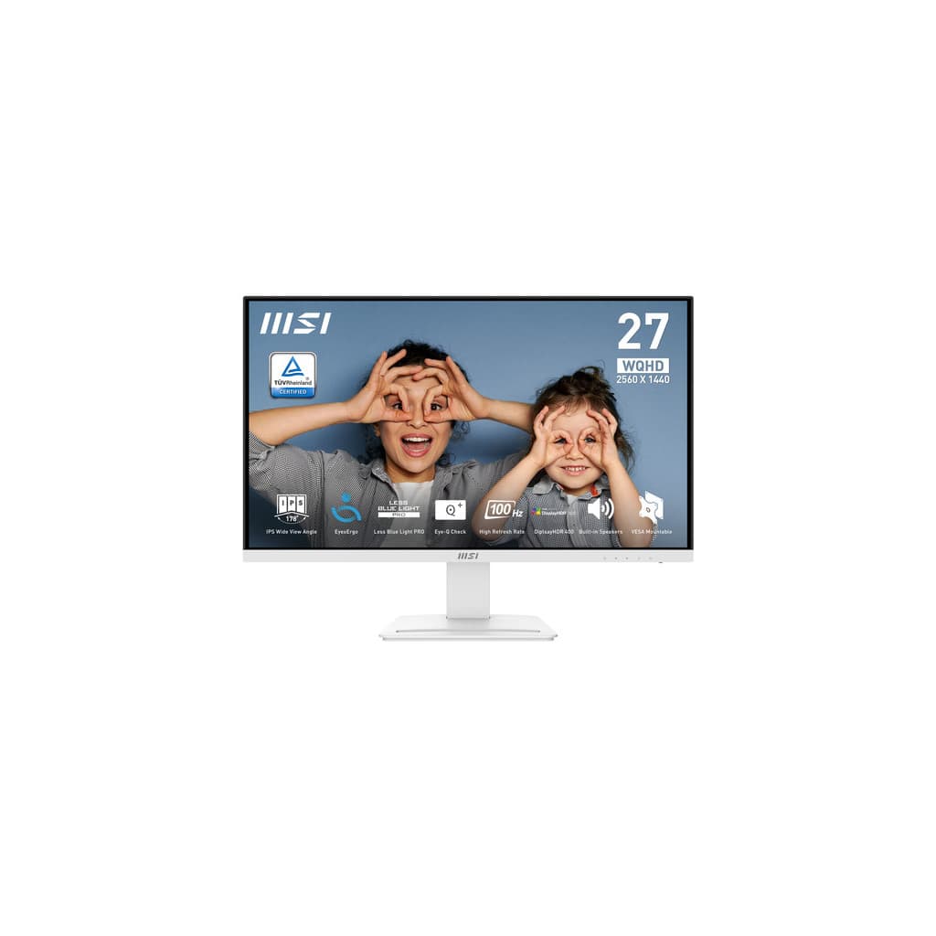 MP273QW E2 27" QHD - 100Hz - 1ms - IPS - FreeSync Blanc# - 9S63PB69H044 | MSI