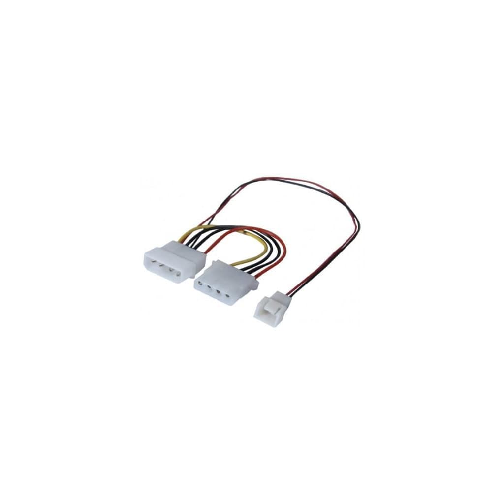 Adaptateur d'alim Molex pour ventilateur 3 broches - 146851 | Générique