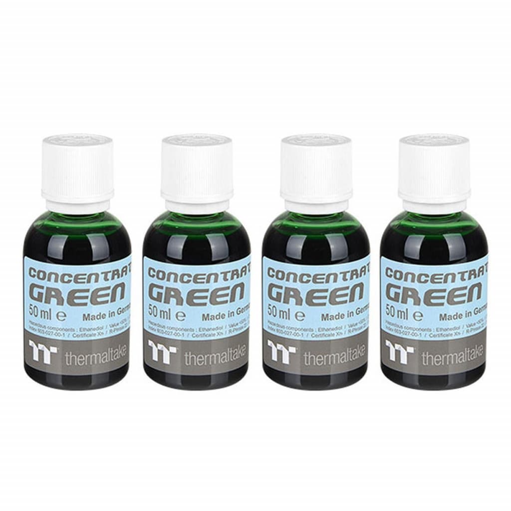 Liquide Tt Premium Concentrate Green 4 x 50ml - CLW163OS00GRA | Thermaltake