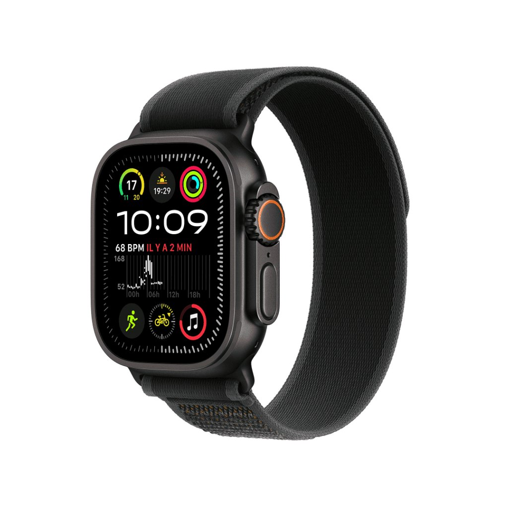 Watch Ultra 2 GPS + Cellular 49mm Titane Noir M - L# - MX4V3NFA | Apple