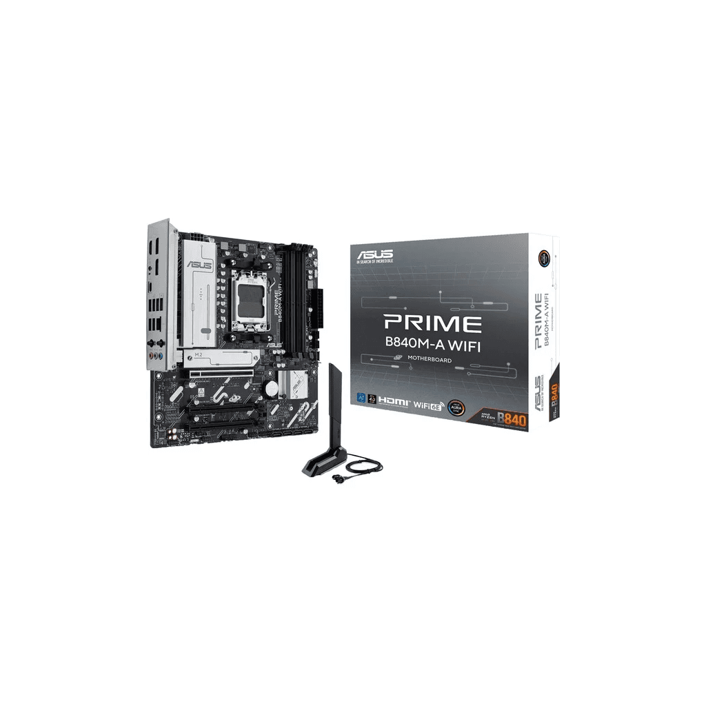 PRIME B840M-A WIFI - B840 - AM5 - DDR5 - mATX# - 90MB1J20M0EAY0 | Asus