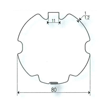 Adaptations pour Moteurs SOMFY / SIMU Ø 60 mm | Tube ZF80 - Somfy