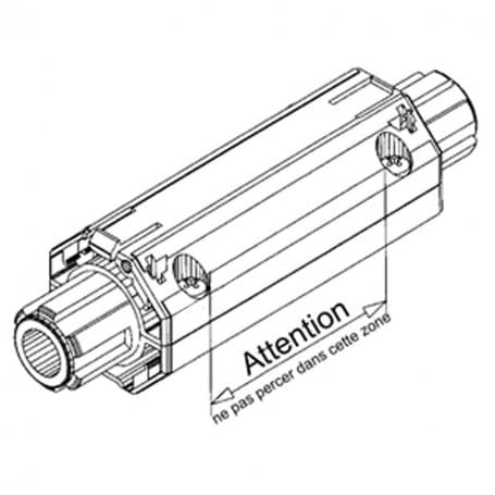 Embout débrayeur pour tube octo de 40mm - Deprat