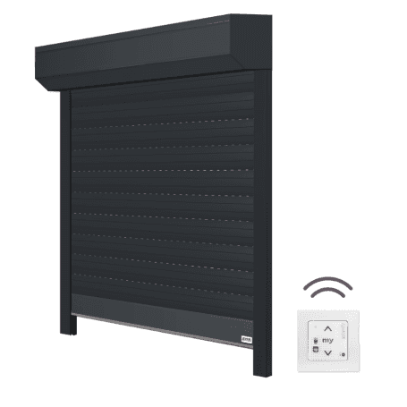 Volet roulant sur-mesure anthracite RAL 7016 - Pro Volet