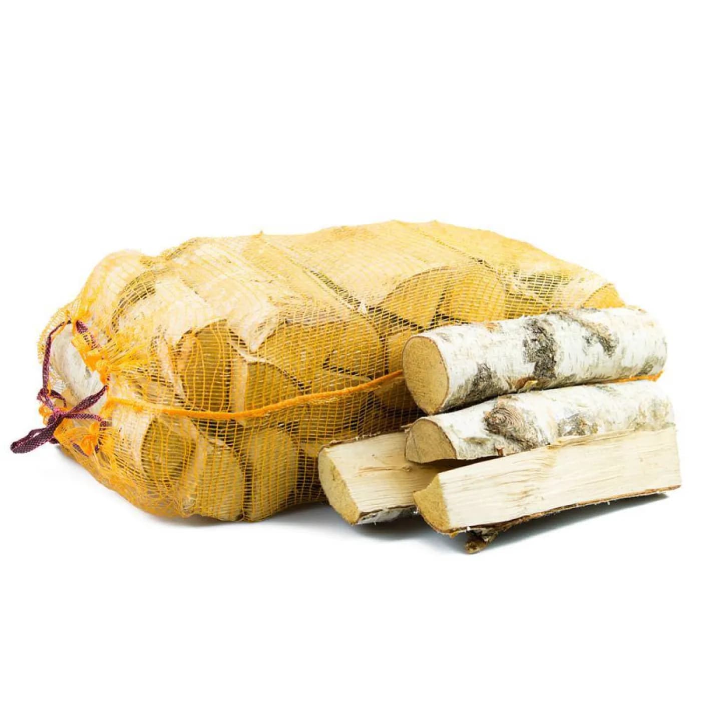 Birke im Sack – 25 cm – Luftgetrocknet (< 20 %) – Sack