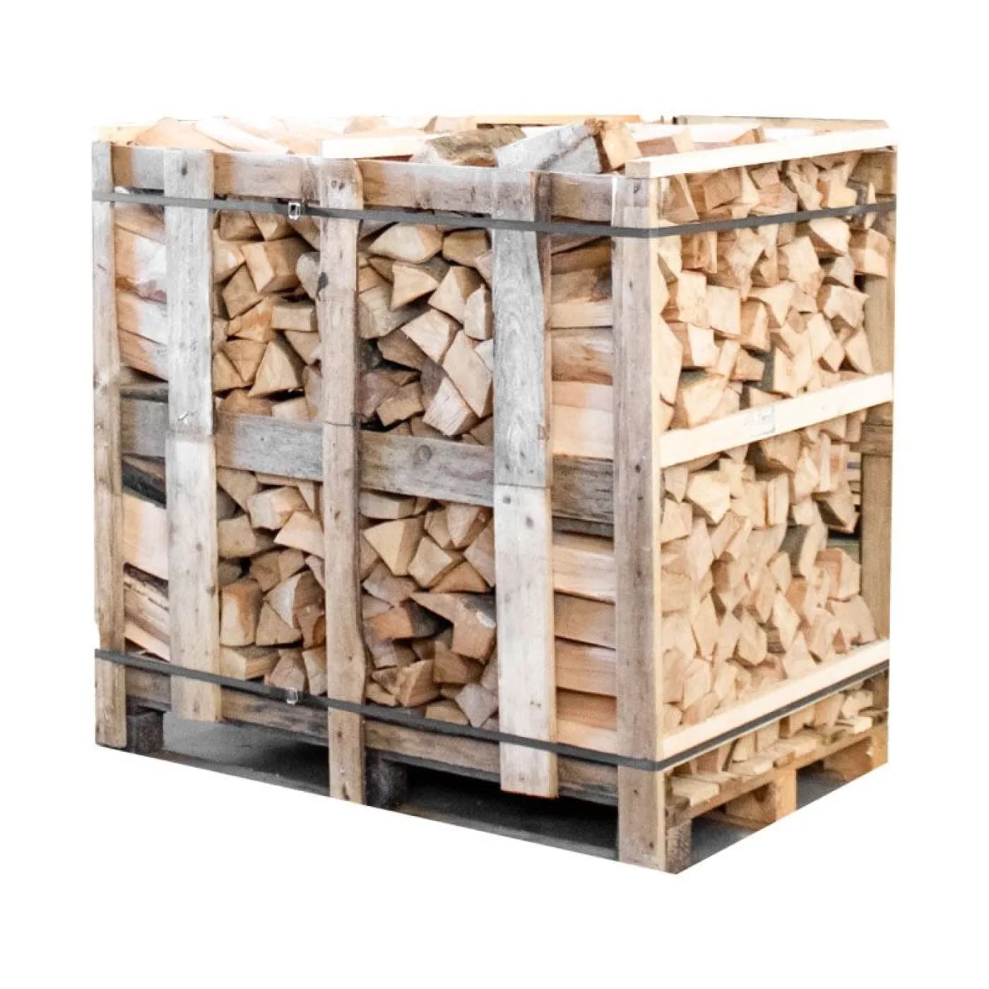 Palette kammergetrocknetes gespalten Buchen Brennholz 25 cm – 25 cm – Kammergetrocknet (< 15 %) – Palette