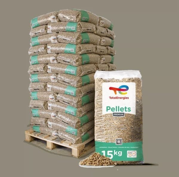 TotalEnergies Holzpellets Premium ENplus A1 975 kg (65 x 15 kg)