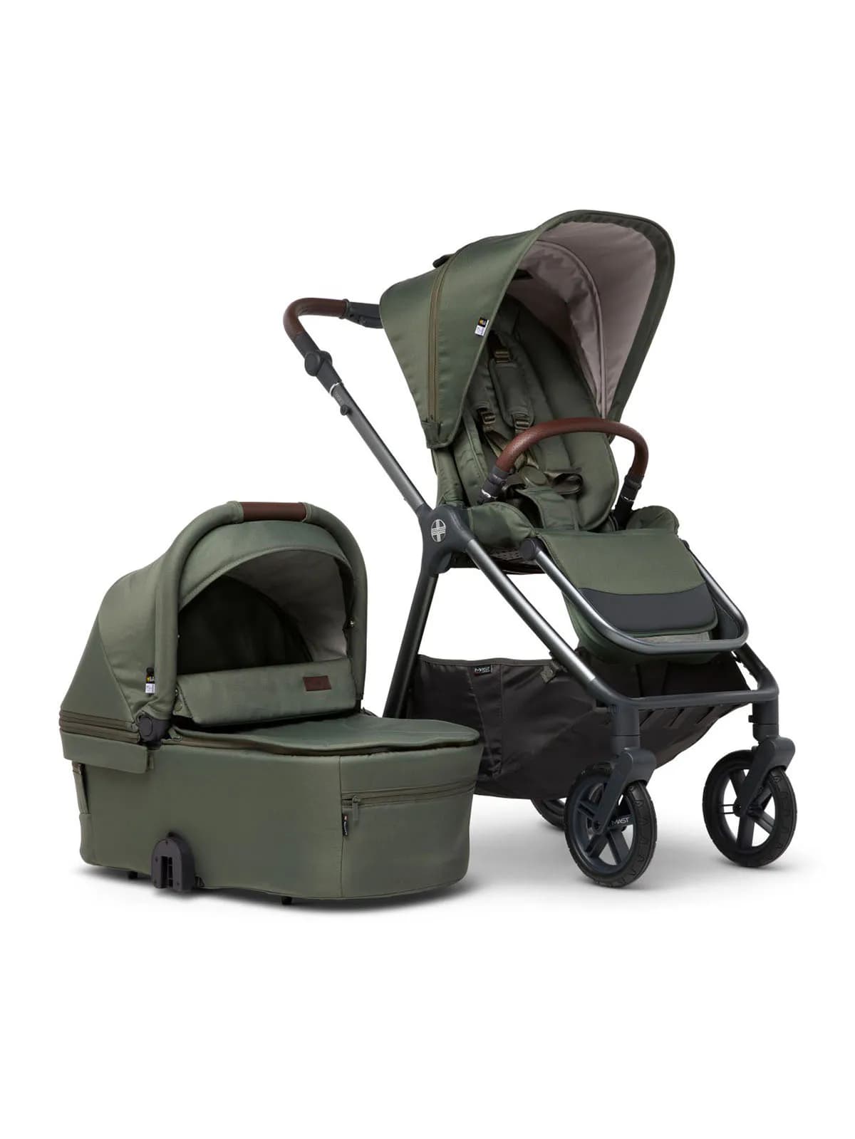 MAST Swiss Design M.5X - Kombi-Kinderwagen - 2-in-1-Set - Green
