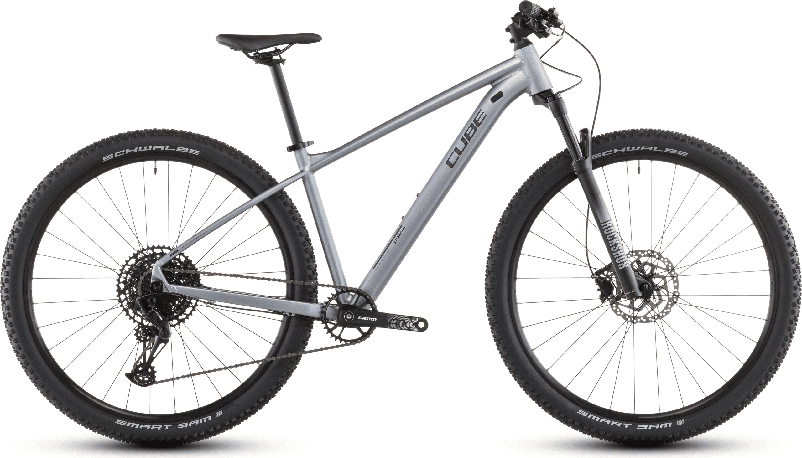 Cube Attention SLX (2026) | VTT semi-rigide 27,5/29 pouces | slategrey´n´black - Standard