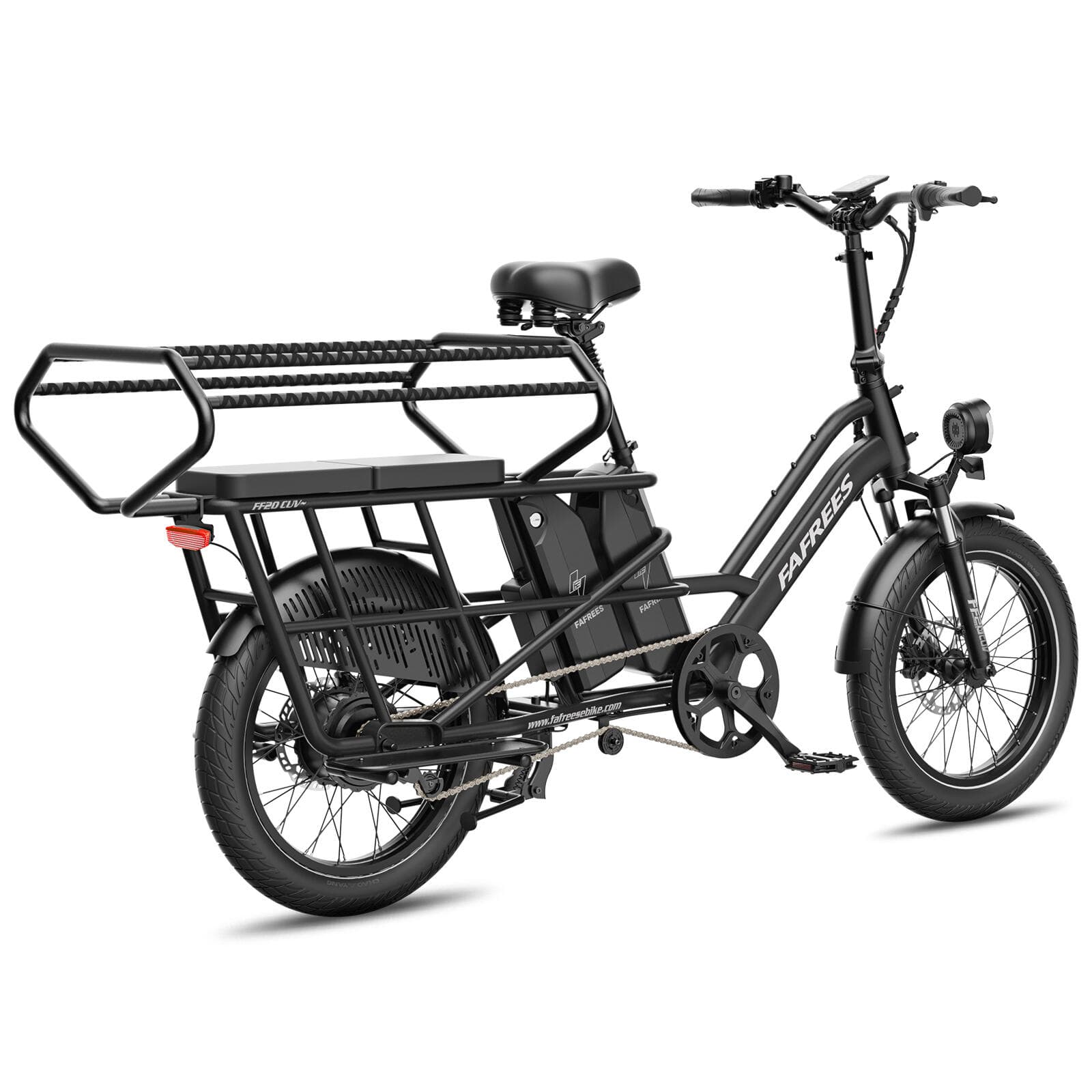 Vélo cargo électrique FAFREES FF20 CUV, double batterie 15 Ah - XL