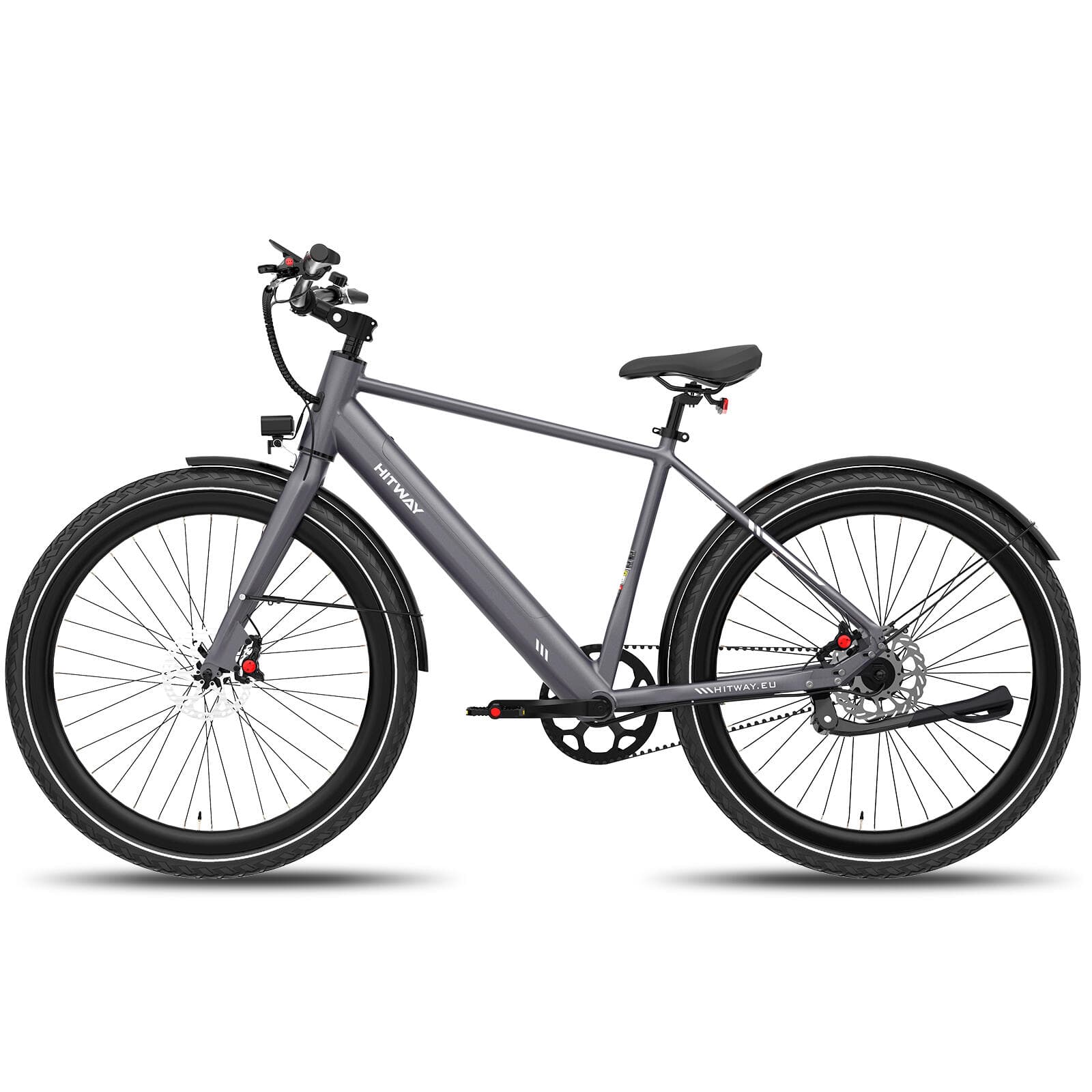 Vélo de ville électrique cadre haut courroie capteur de couple bk19pro - XL